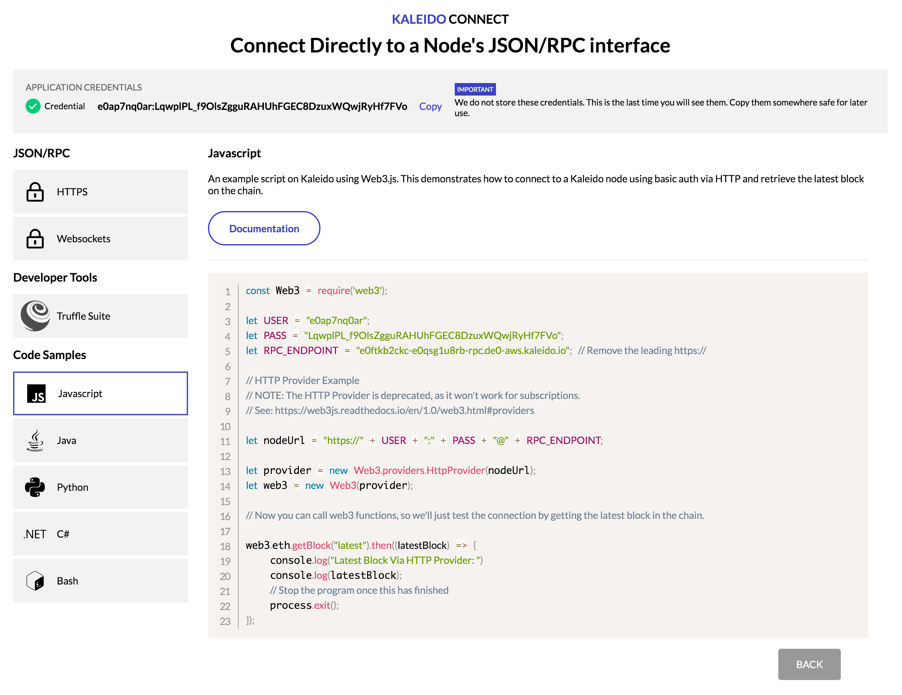 Web3 Json Rpc Libraries Kaleido Docs