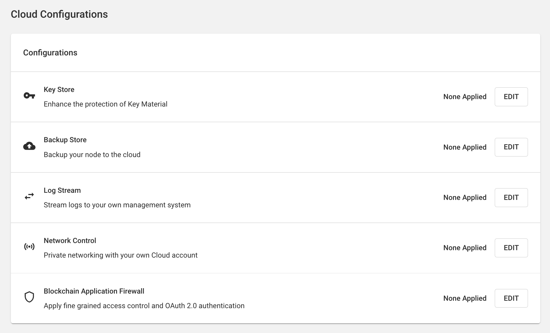 Node Creation - Configure Integrations