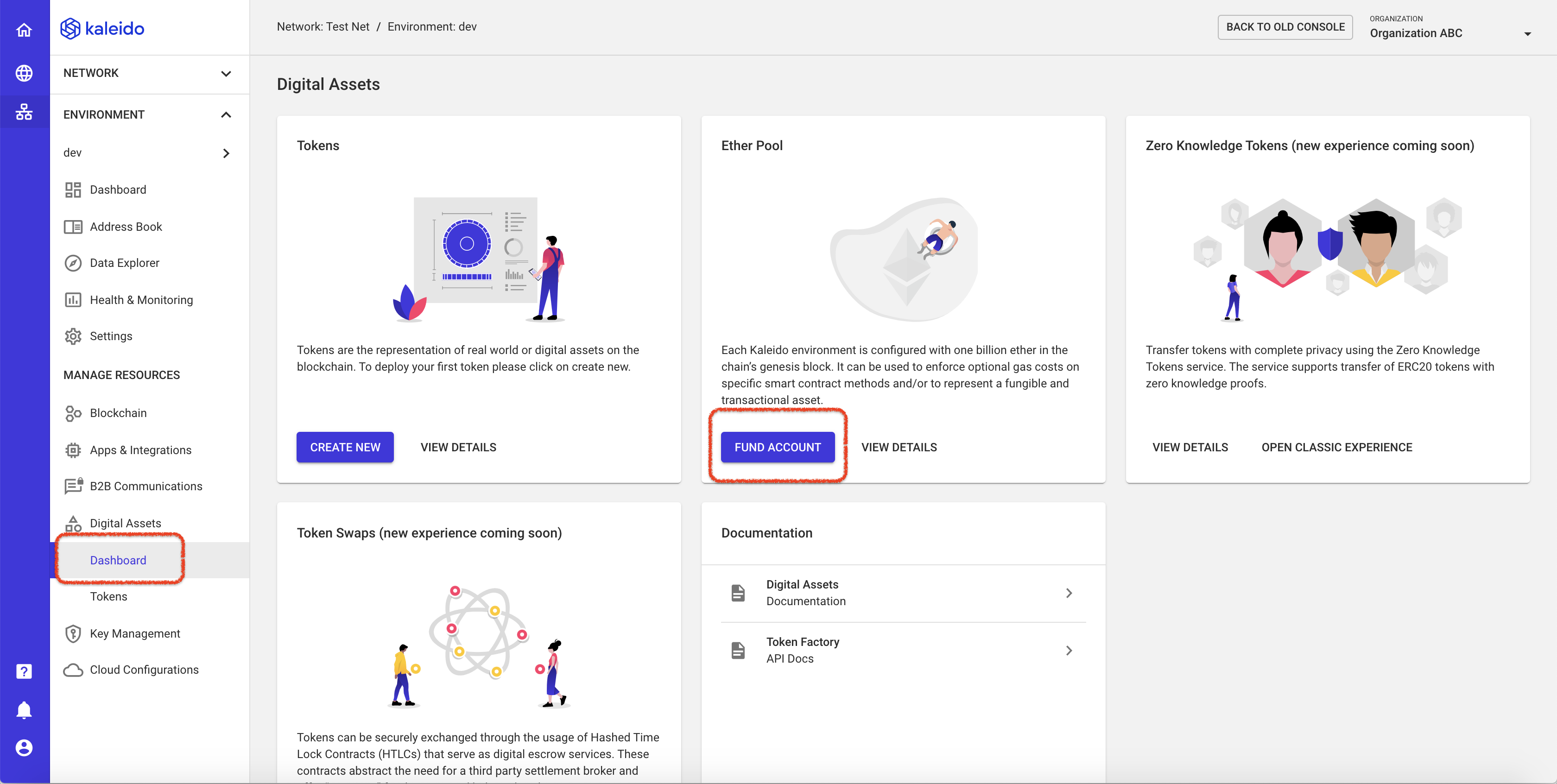 Digital Assets Dashboard