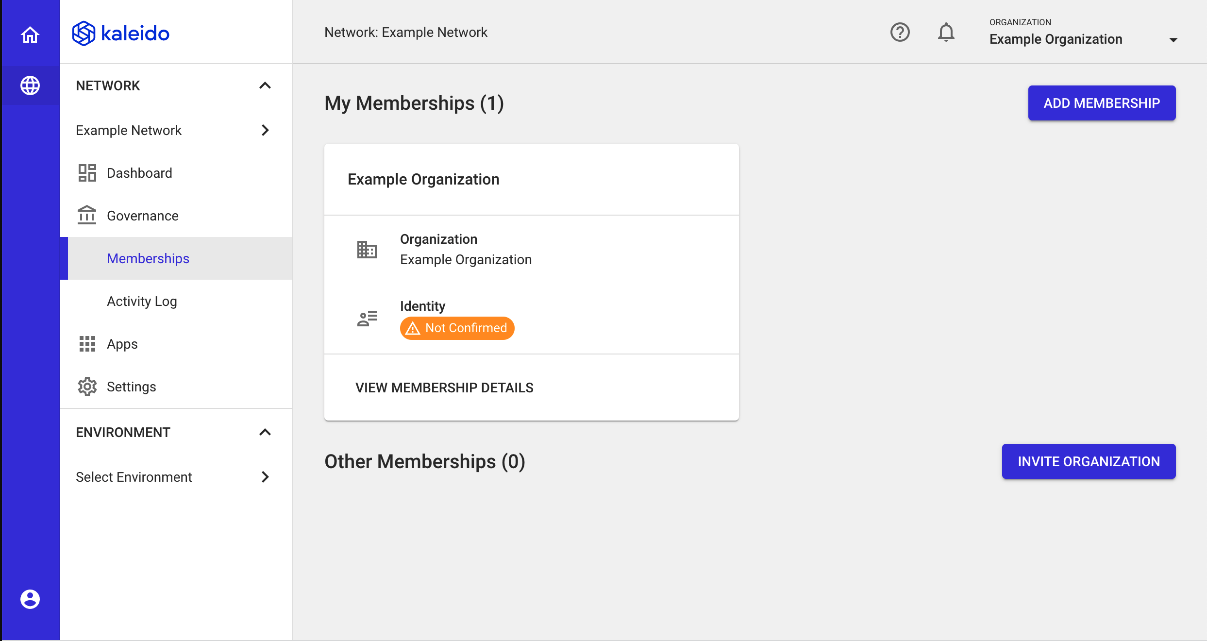 Example Memberships