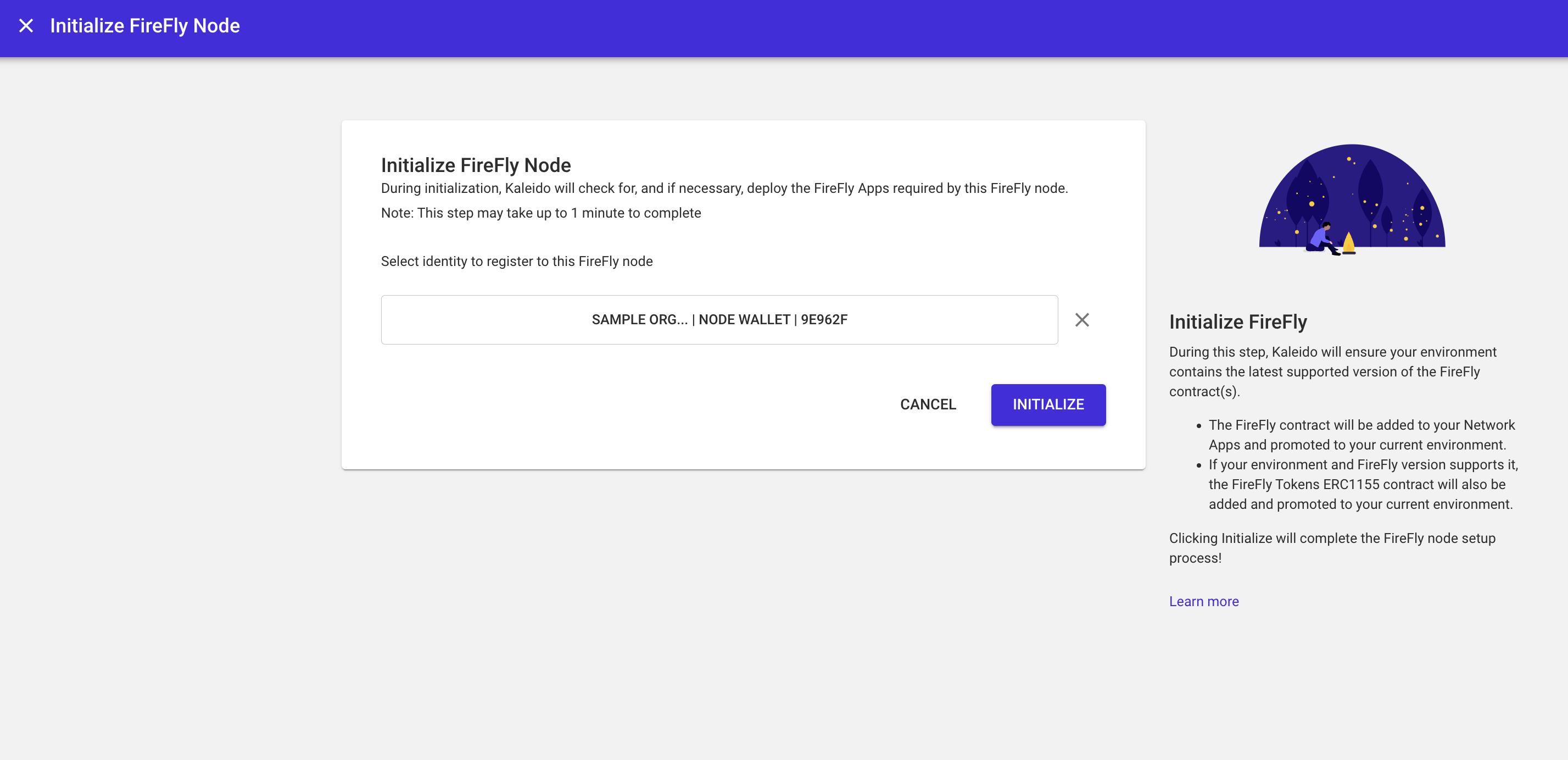 FireFly Initialize Node