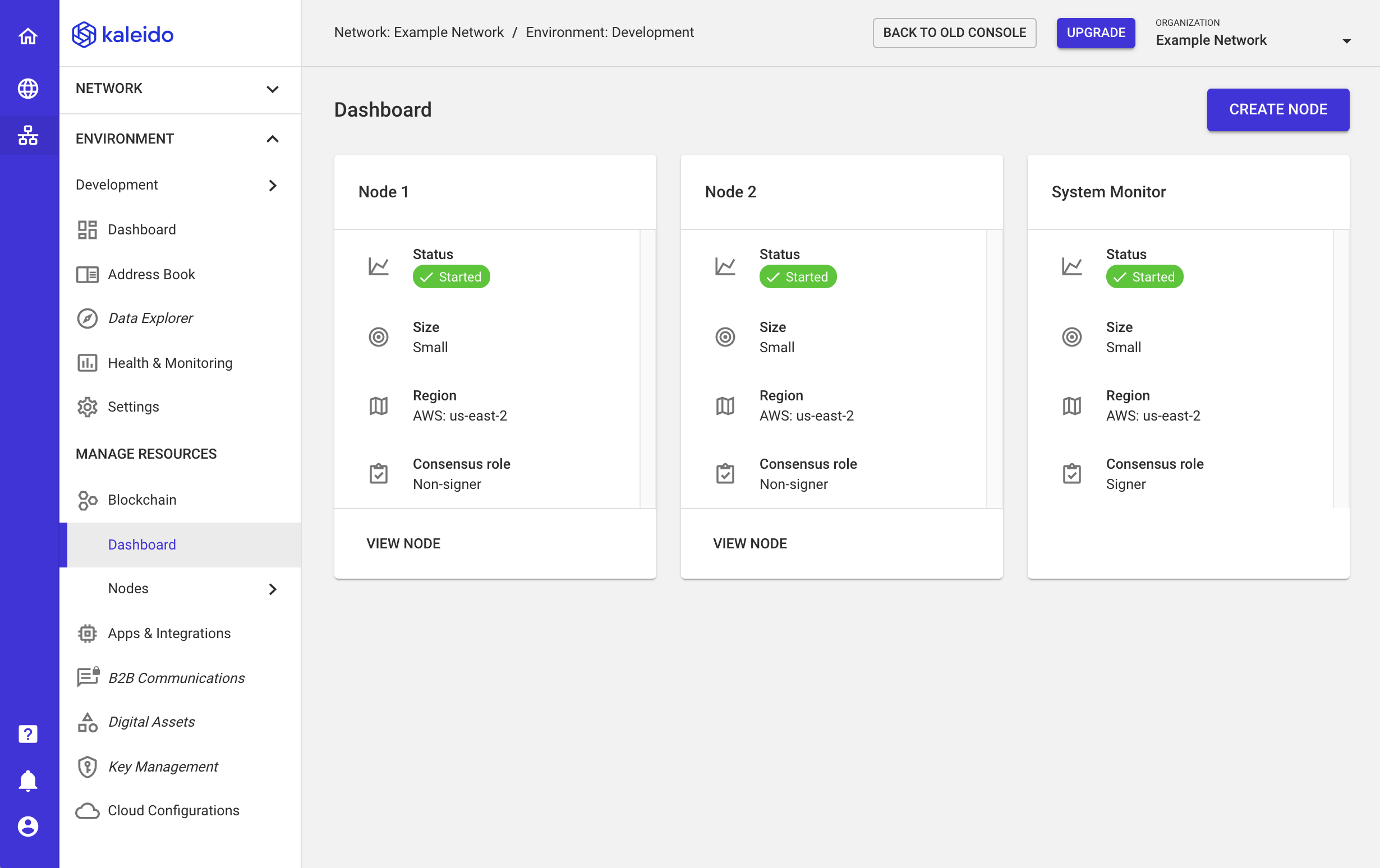 Live Corda Environment