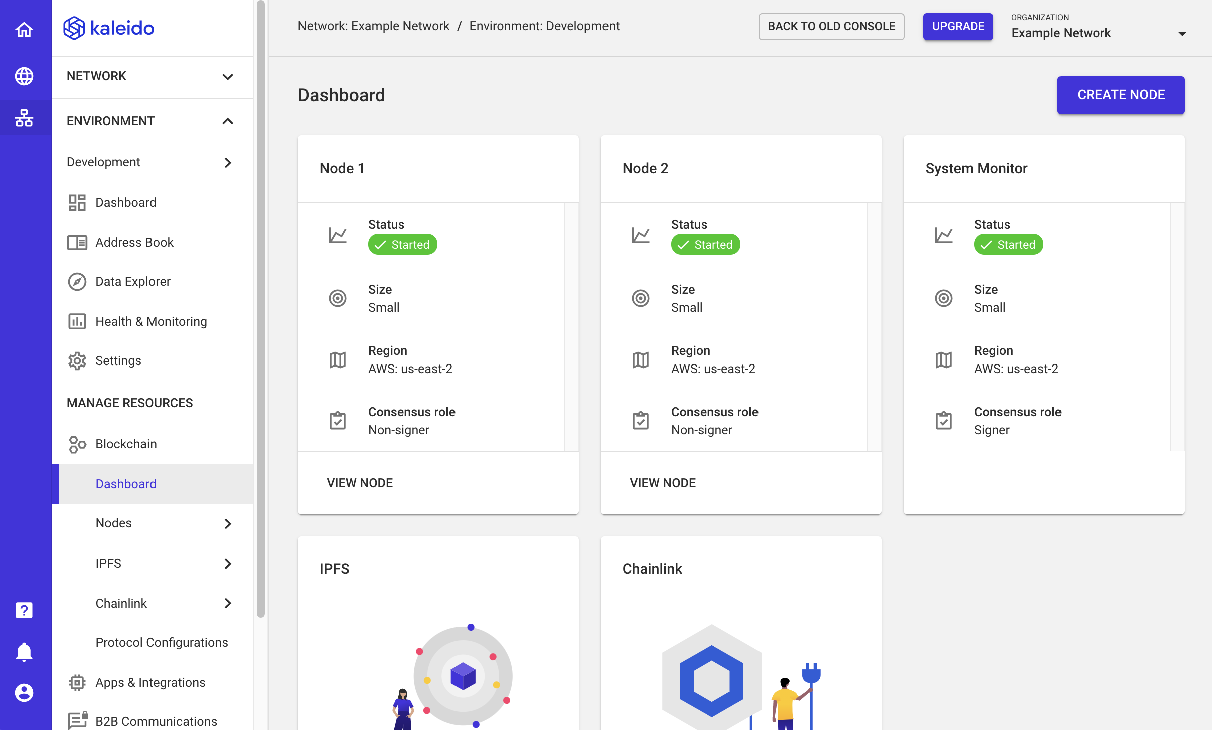 Live Ethereum Environment