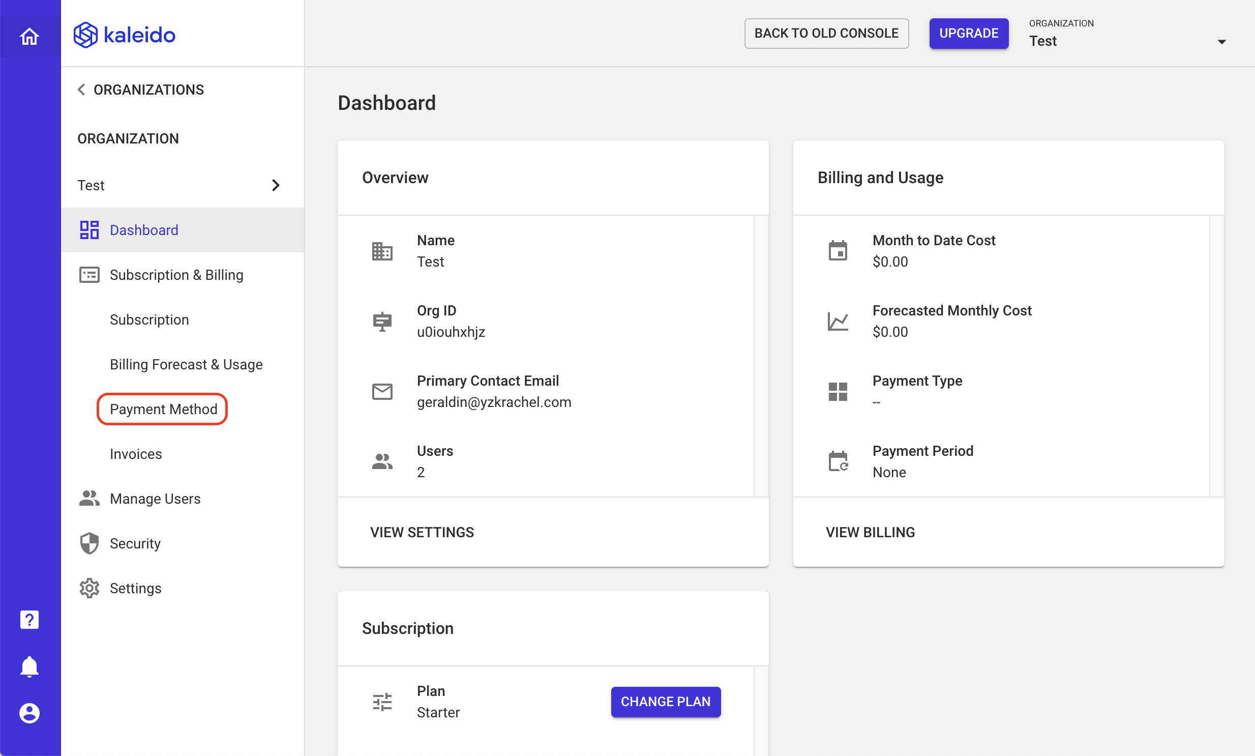 Payment Method